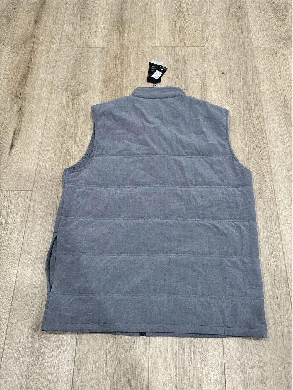 NWT Travis Mathew Vest Men’s XL Gray Cold Bay Quiet Shade Puffer Golf TM1MW463